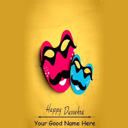 Happy Dussehra Latest Best Wishes Funny Name Pictures