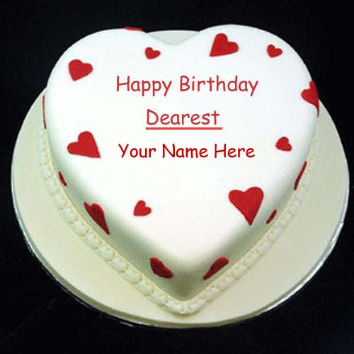 Dearest Birthday Wishes Name Birthday Cakes Pictures