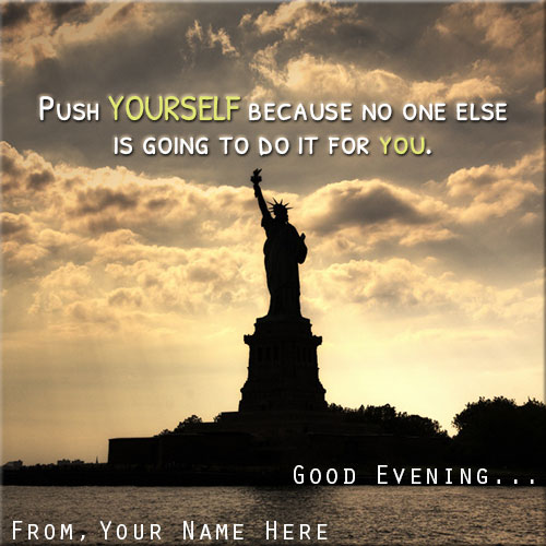 Custom Name On Statue Of Liberty Good Evening Pics