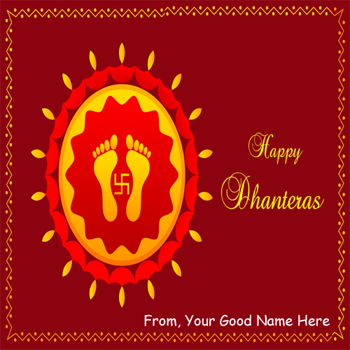 Happy Dhanteras Celebration Day Wishes DP Name Pictures