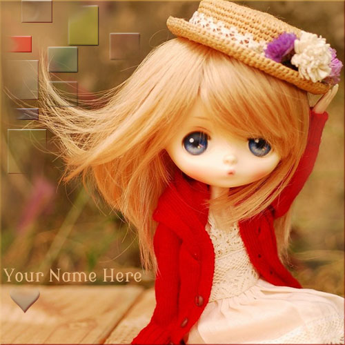 Personalized Sweet Barbie Doll Pics With Your Name
