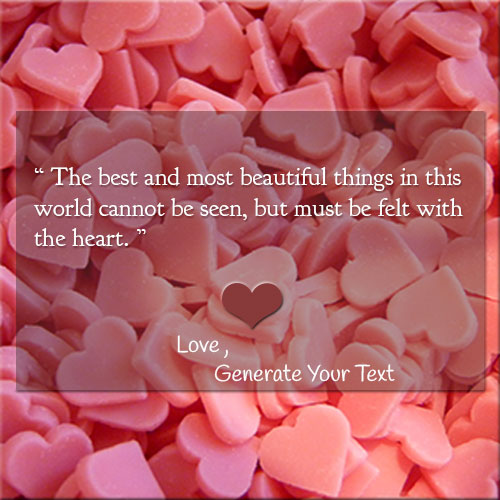 Online Print Name On Best Love Quote Picture