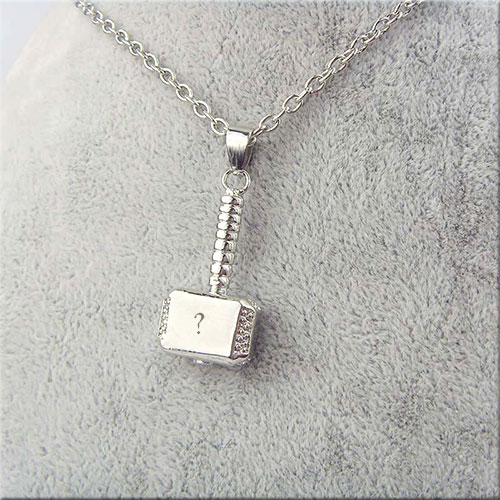 Write Your Alphabet On hammer Necklace Picture