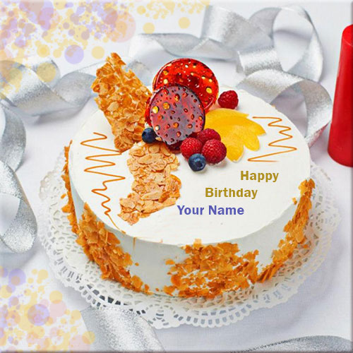 Generate Happy Birthday Dessert Cake Name Pics