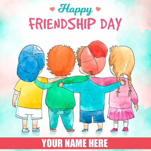 Happy Friendship Day 2018 Greeting With Name