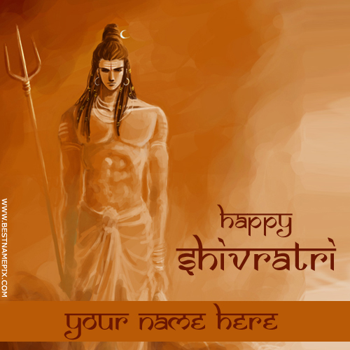 Shivratri 2018 Wishes Lord Shiva Greeting With Name