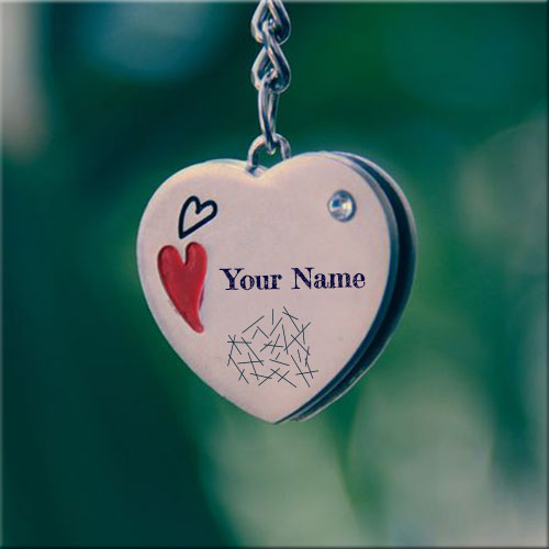 Customize Heart Shape Locket Pic With Your Name