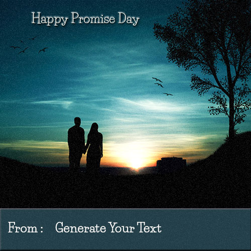 Create Happy Promise Day Best Wishes With Your Name
