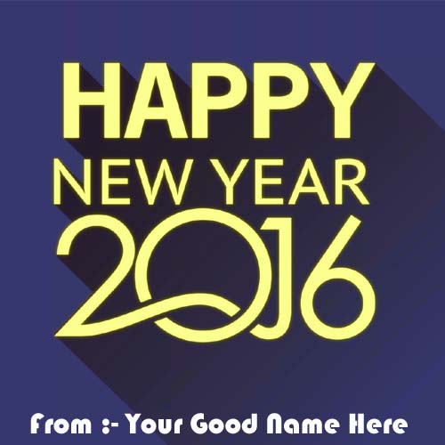 2016 Best Happy New Year Greeting Name Profile Pictures